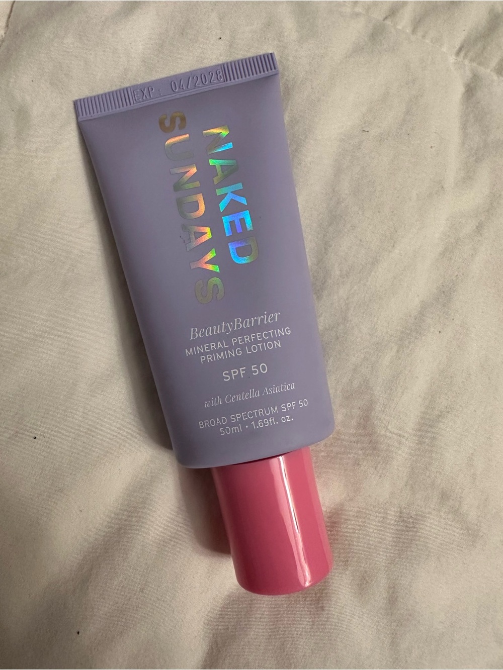 Naked Sundays Beauty Barrier Mineral Perfecting Priming Lotion SPF 50